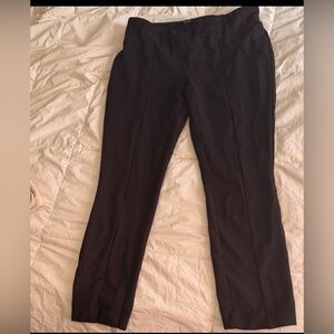 Hilary Radley Women's Black Straight Leg Pants
